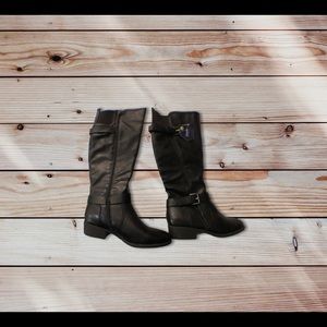 Croft & Barrow Women’s Wide Calf Black Knee Boots